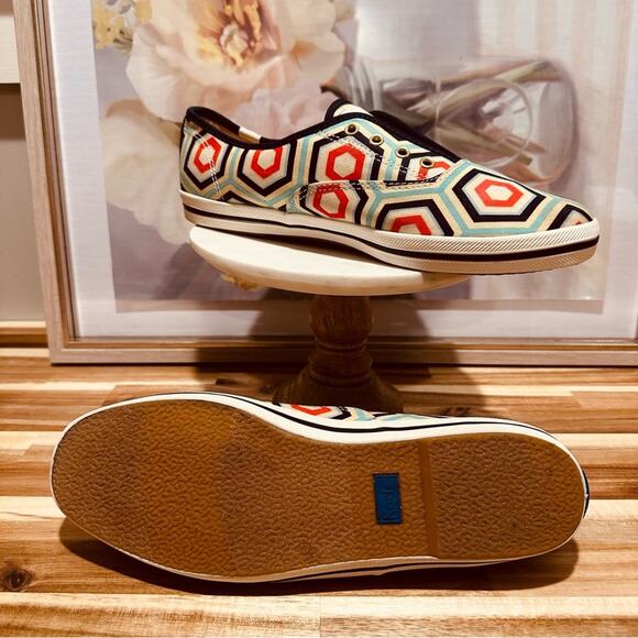 Keds x Kate Spade New York - Champion Laceless Geometric Slip ons, size 9, EUC - Picture 3 of 13